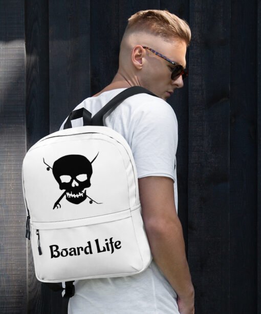White backpack