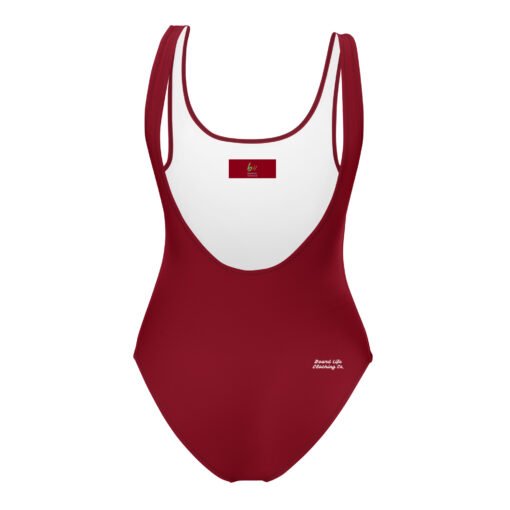 Buy Safety Red One Piece Swimsuit Online at Best Prices - Image 3