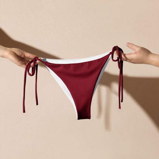 Buy Safety red string bikini bottom Online at Best Prices - Image 3