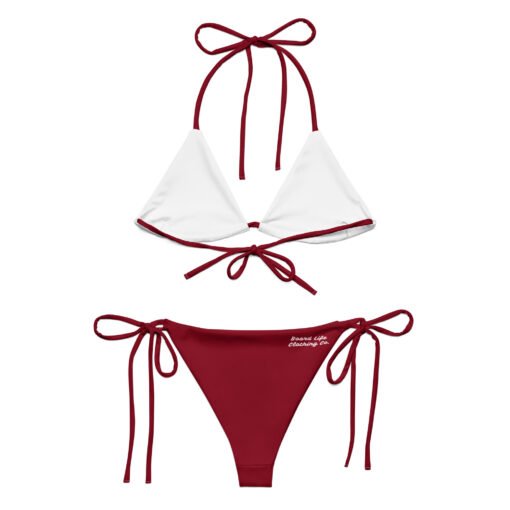 Buy Red Safety First beach string bikini Online at Best Prices - Image 4