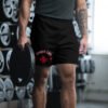long shorts black