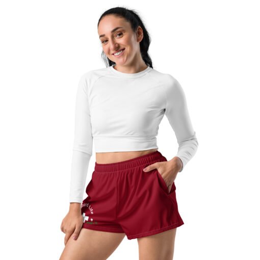 athletic shorts white