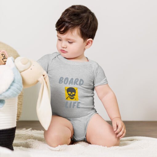 Board Life Golden Baby Onesie - Image 4