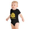 baby short sleeve one piece black