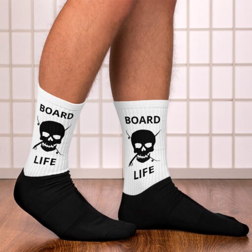 black foot sublimated socks