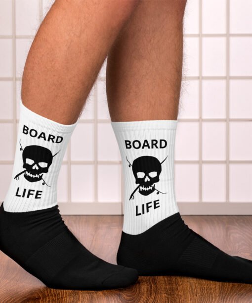 black foot sublimated socks