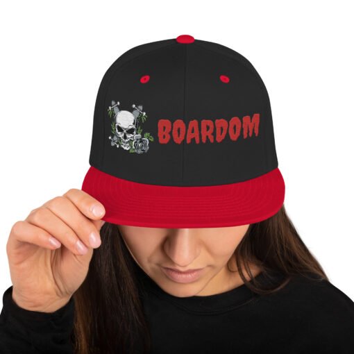 Boardom Flowers are Nice Snapback Hat - Image 9