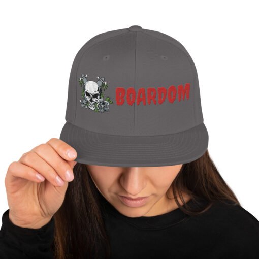 Boardom Flowers are Nice Snapback Hat - Image 53