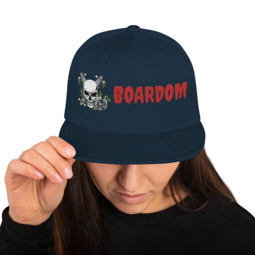 Boardom Flowers are Nice Snapback Hat