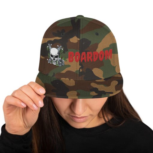 Boardom Flowers are Nice Snapback Hat - Image 49