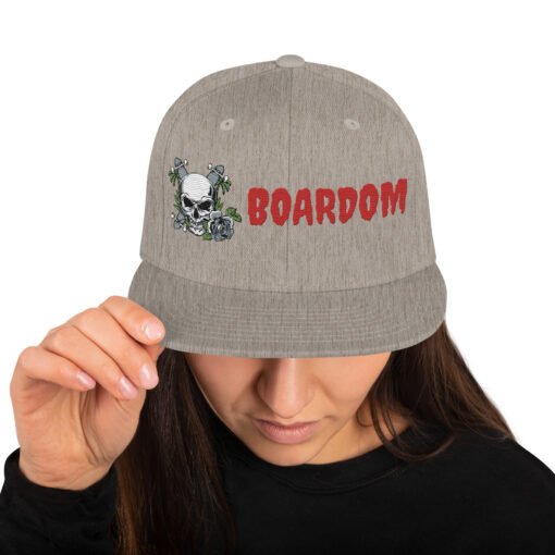 Boardom Flowers are Nice Snapback Hat - Image 73