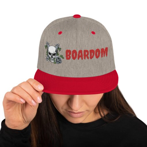 Boardom Flowers are Nice Snapback Hat - Image 69