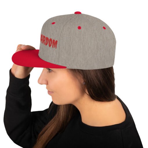Boardom Flowers are Nice Snapback Hat - Image 71