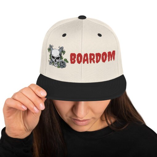 Boardom Flowers are Nice Snapback Hat - Image 77