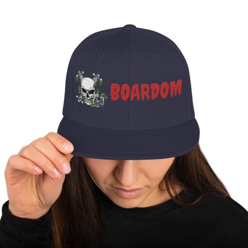 Boardom Flowers are Nice Snapback Hat - Image 33