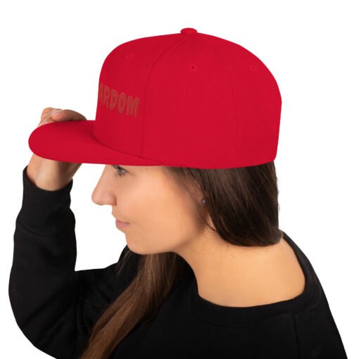 Boardom Flowers are Nice Snapback Hat - Image 47