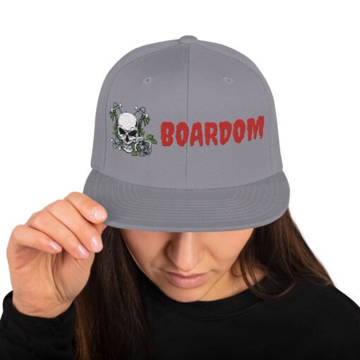 Boardom Flowers are Nice Snapback Hat - Image 57