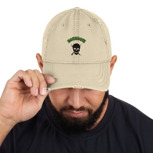 Buy Boardom Logo Distressed Dad Hat Online at Best Prices - Image 14