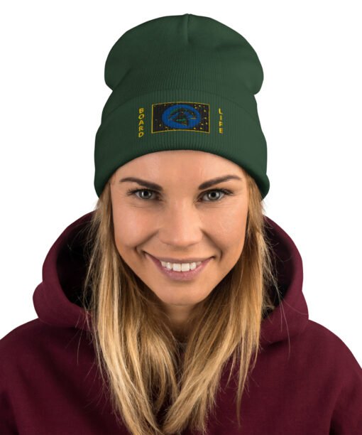 beanie dark green