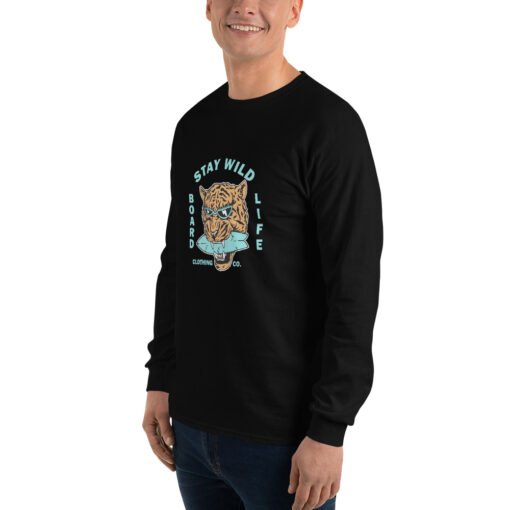 Buy Stay Wild Men’s Long Sleeve best classic t shirt Online at Best Prices - Image 5