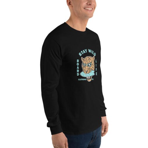 Buy Stay Wild Men’s Long Sleeve best classic t shirt Online at Best Prices - Image 6