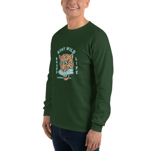 Buy Stay Wild Men’s Long Sleeve best classic t shirt Online at Best Prices - Image 23