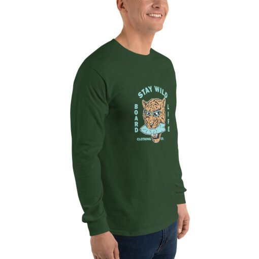 Buy Stay Wild Men’s Long Sleeve best classic t shirt Online at Best Prices - Image 24
