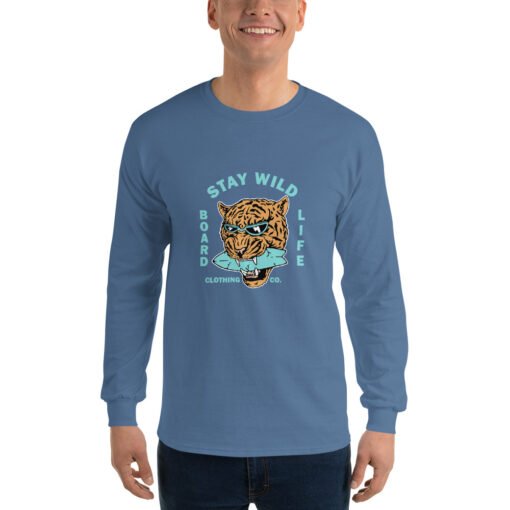 Buy Stay Wild Men’s Long Sleeve best classic t shirt Online at Best Prices - Image 43