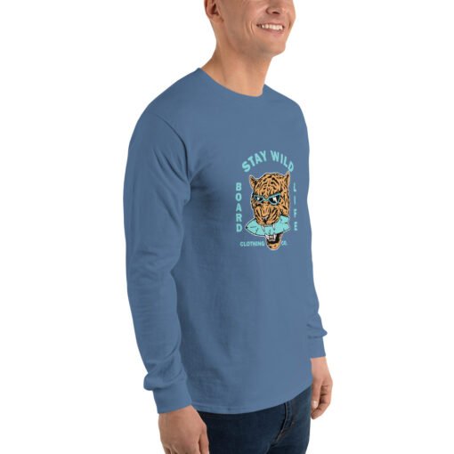 Buy Stay Wild Men’s Long Sleeve best classic t shirt Online at Best Prices - Image 48