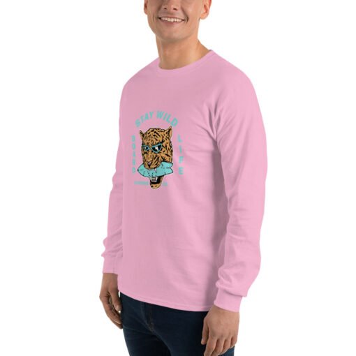 Buy Stay Wild Men’s Long Sleeve best classic t shirt Online at Best Prices - Image 71