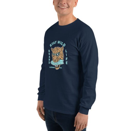 Buy Stay Wild Men’s Long Sleeve best classic t shirt Online at Best Prices - Image 11