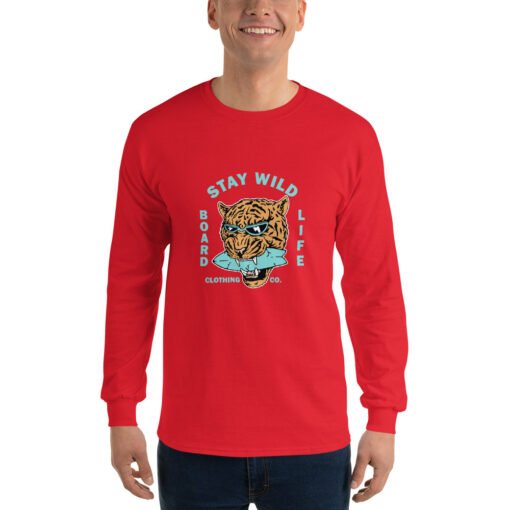 Buy Stay Wild Men’s Long Sleeve best classic t shirt Online at Best Prices - Image 25