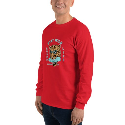 Buy Stay Wild Men’s Long Sleeve best classic t shirt Online at Best Prices - Image 29