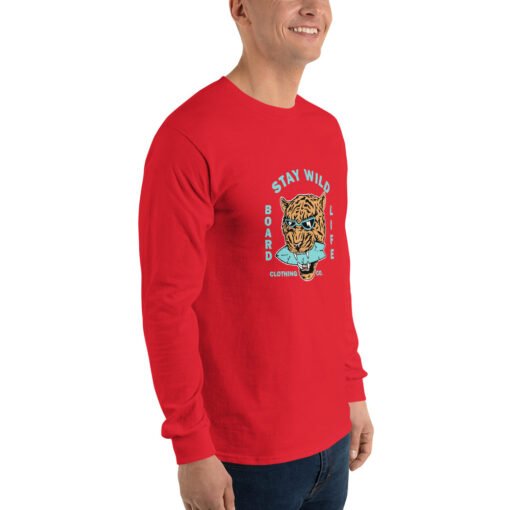 Buy Stay Wild Men’s Long Sleeve best classic t shirt Online at Best Prices - Image 30
