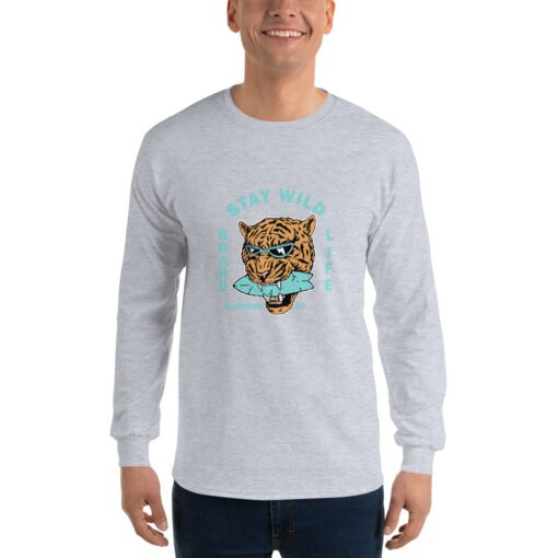 Buy Stay Wild Men’s Long Sleeve best classic t shirt Online at Best Prices - Image 49