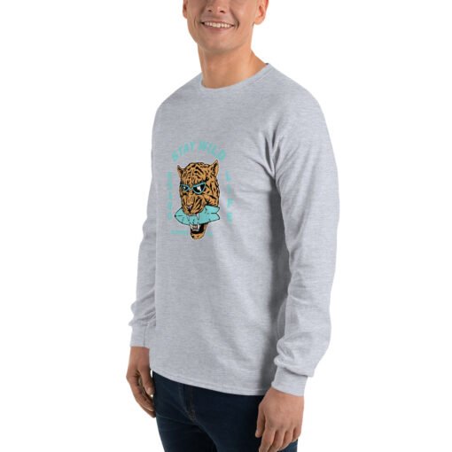 Buy Stay Wild Men’s Long Sleeve best classic t shirt Online at Best Prices - Image 53