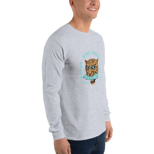 Buy Stay Wild Men’s Long Sleeve best classic t shirt Online at Best Prices - Image 54