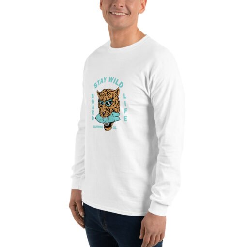 Buy Stay Wild Men’s Long Sleeve best classic t shirt Online at Best Prices - Image 77