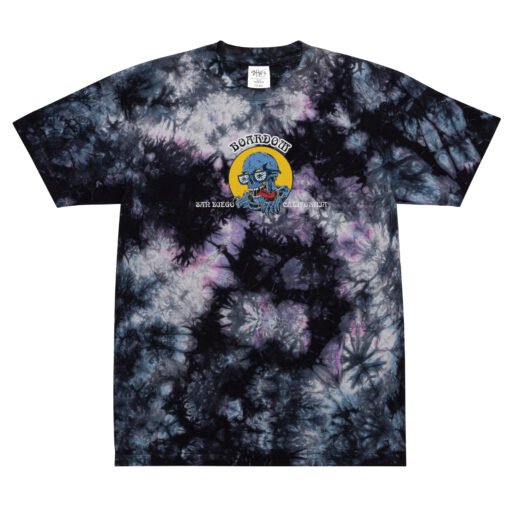 Buy Embroidered Boardom sick-wit-it cool tie dye t shirt Online at Best Prices
