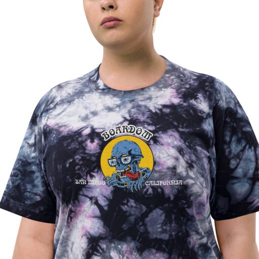 Buy Embroidered Boardom sick-wit-it cool tie dye t shirt Online at Best Prices - Image 2
