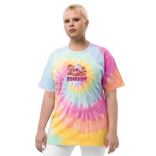 Buy Boardom (flamingo) Fungus Among Us tie dye t shirt Online at Best Prices - Image 7