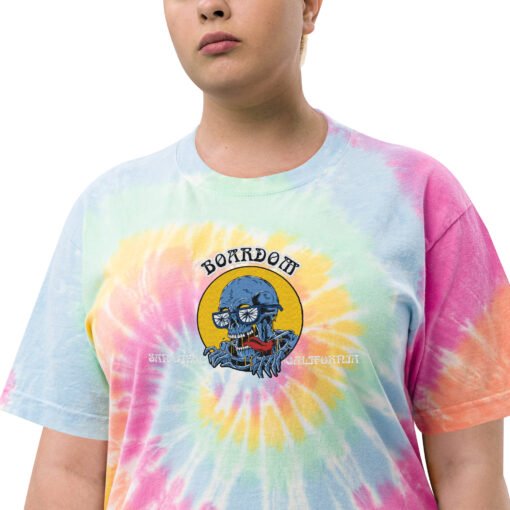 Buy Embroidered Boardom sick-wit-it cool tie dye t shirt Online at Best Prices - Image 5