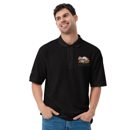 polo shirt black