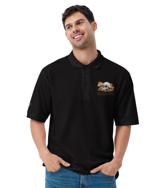 polo shirt black
