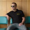 Black polo t shirt