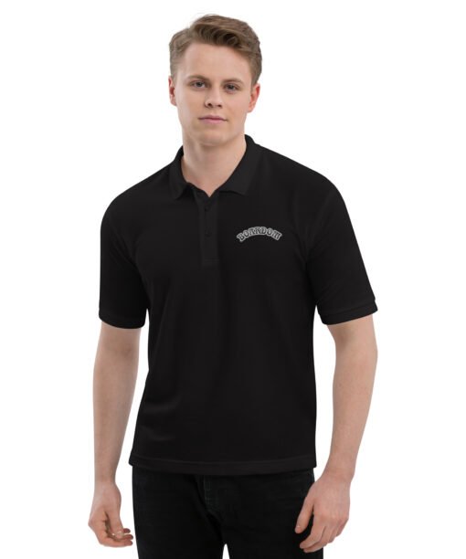 Polo t shirt black