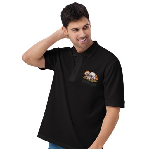 Buy Boardom Fungus Among Us Premium embroidered polo t shirt Online at Best Prices - Image 4