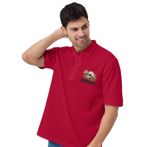Buy Boardom Fungus Among Us Premium embroidered polo t shirt Online at Best Prices - Image 8