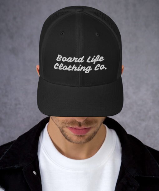 trucker hat black