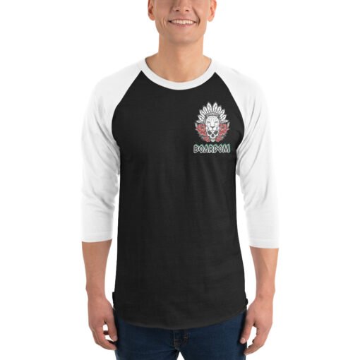 Buy Boardom Spirit Animal pocket 3/4 raglan sleeve t shirt Online at Best Prices